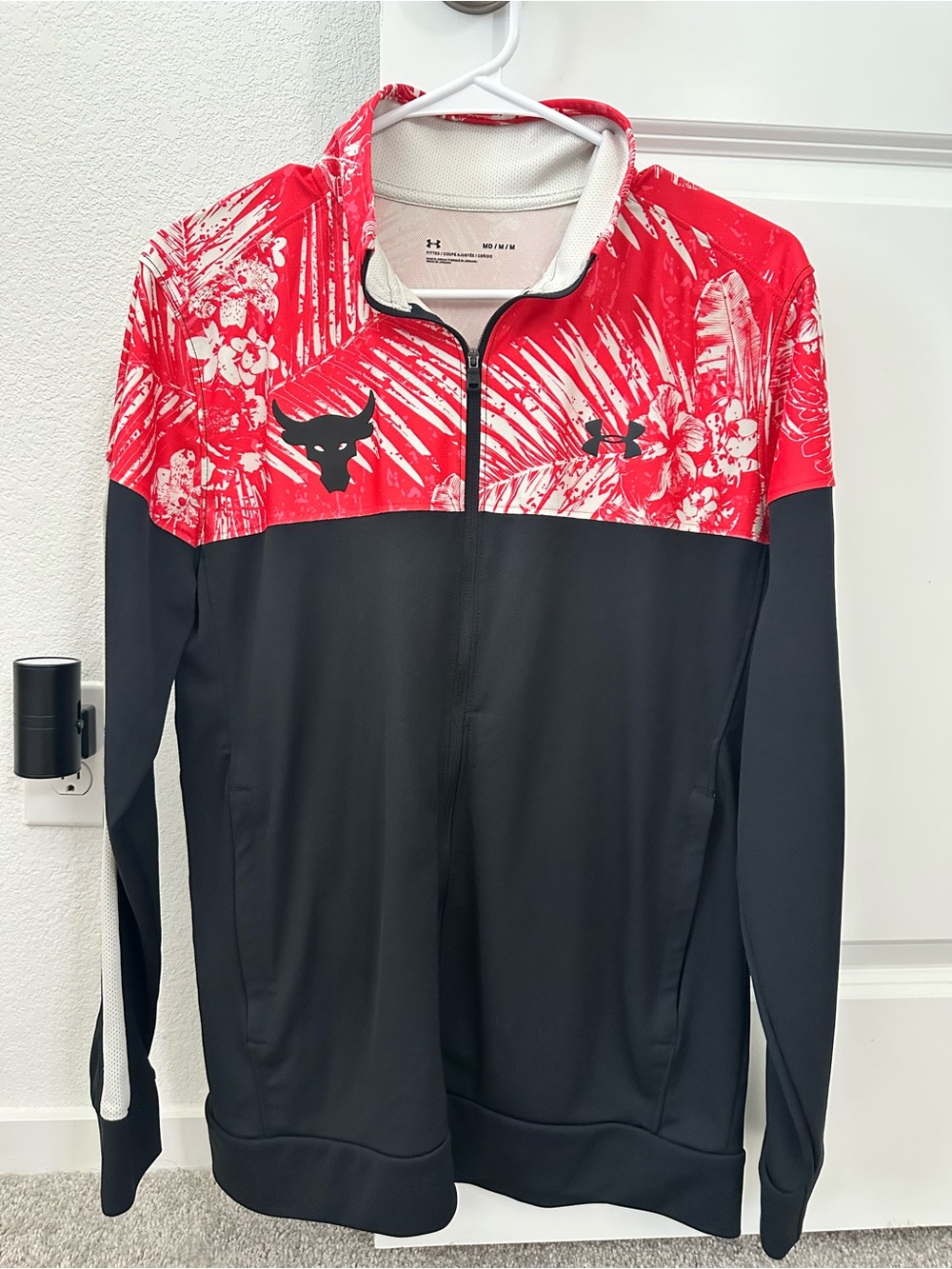 Under Armour Red and Black Performance Jacket - Project Rock